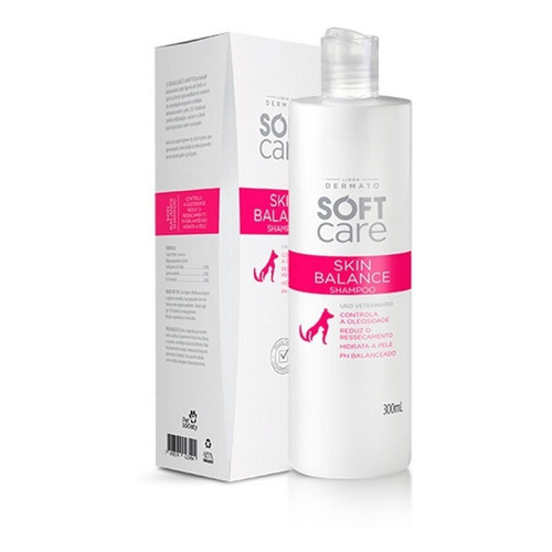 Shampoo Soft Care Skin Balance Cães E Gatos  300ml