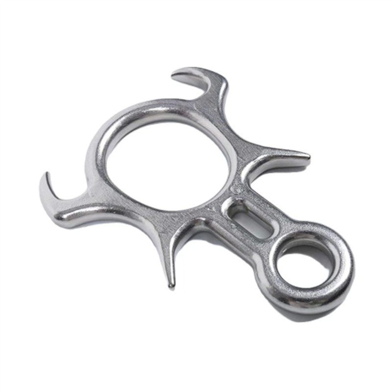 Vendas diretas da fábrica Spiderman High-Aerial Handwork Horn Anel Octogonal Descender Aço Inoxidável Figure-8 Anel Desc