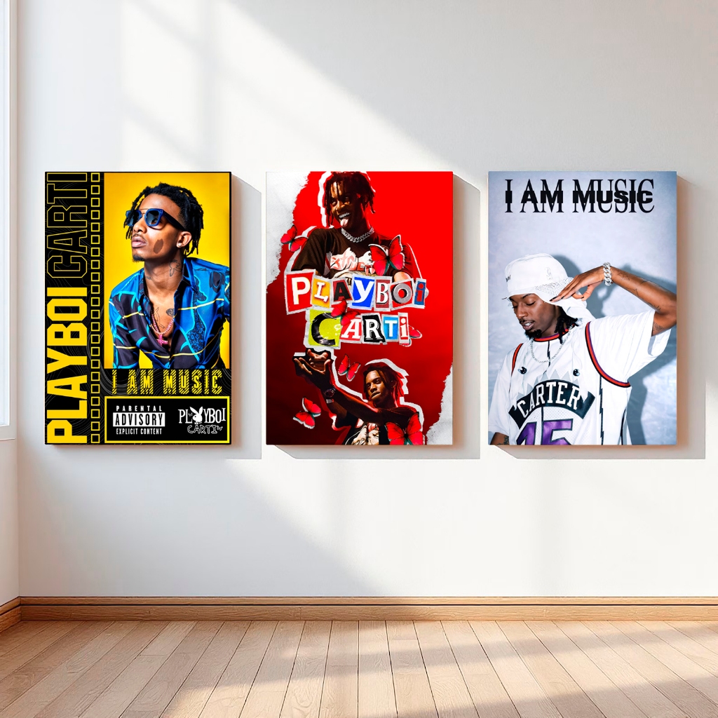 Quadro Decorativo Rapper Playboi Carti pop art