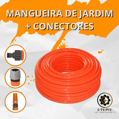 Mangueira de Jardim 15 Metros Antitorção Ledmang Ultra 1/2 X 3mm + Conectores