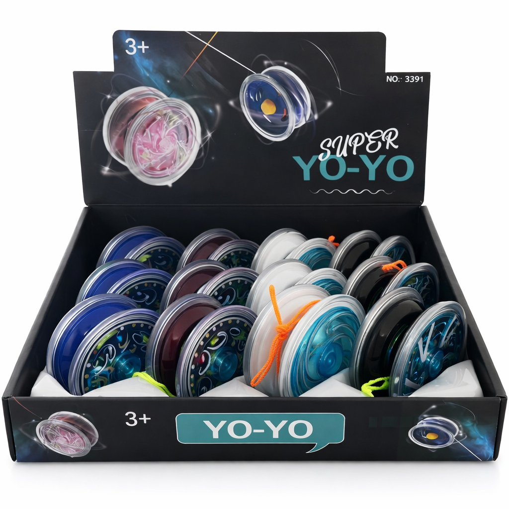 Super Yoyo Moderno Infantil Com Luz LED Colorido Infantil