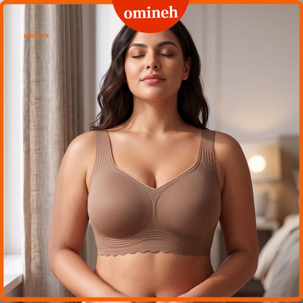 Plus Size Wirefree Bras Full Support Wireless Bra for Women – Coverage Push-up Bralette No Underwire Comfortable Every