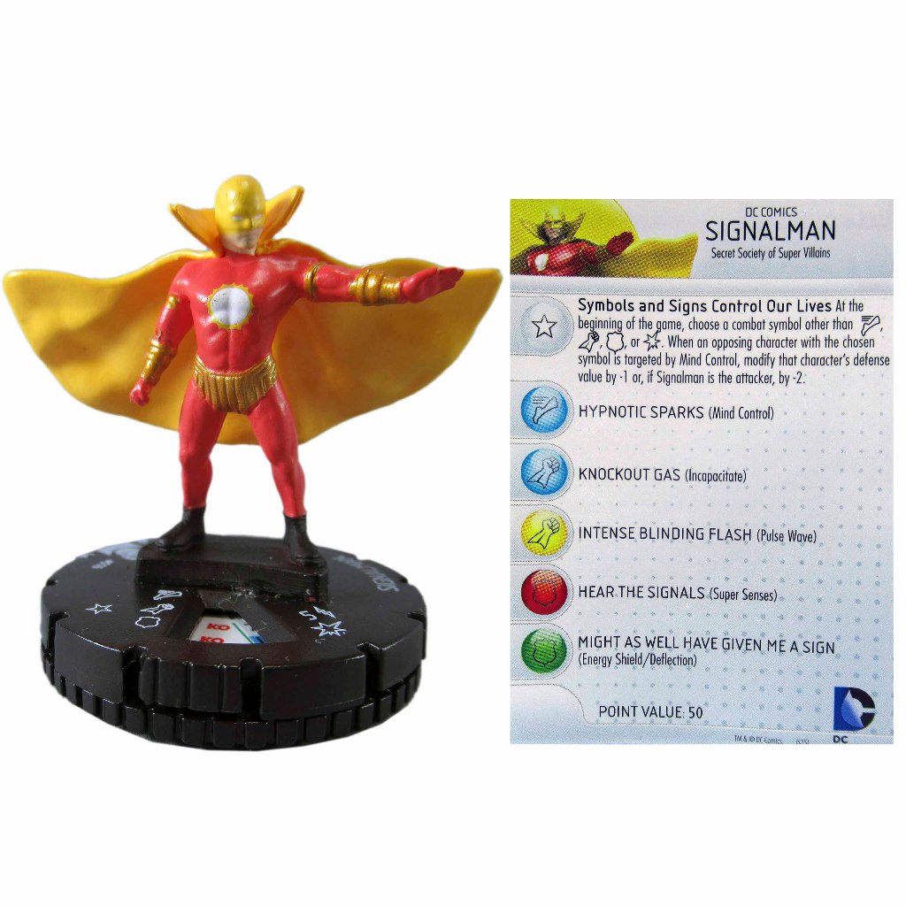 Miniatura Heroclix Signalman 016 Secrety Society of Super Villains