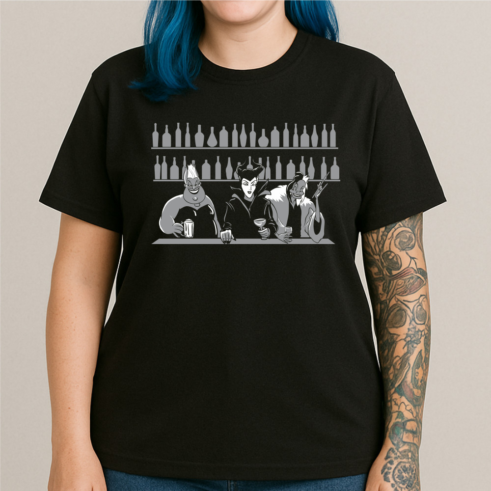 Camiseta GIRLS VILLAINS HAPPY HOUR Tradicional