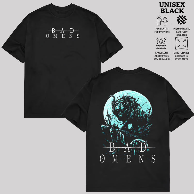 Camiseta Bad Omens Like A Villain Retrô Moda Premium Atemporal Estilosa