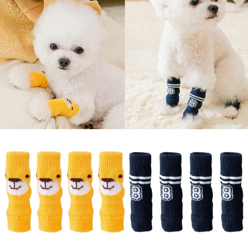 Bmico Dog Knee Socks Para Proteção Joelho Inverno Protetores Animais Estimação Joelheiras Malha