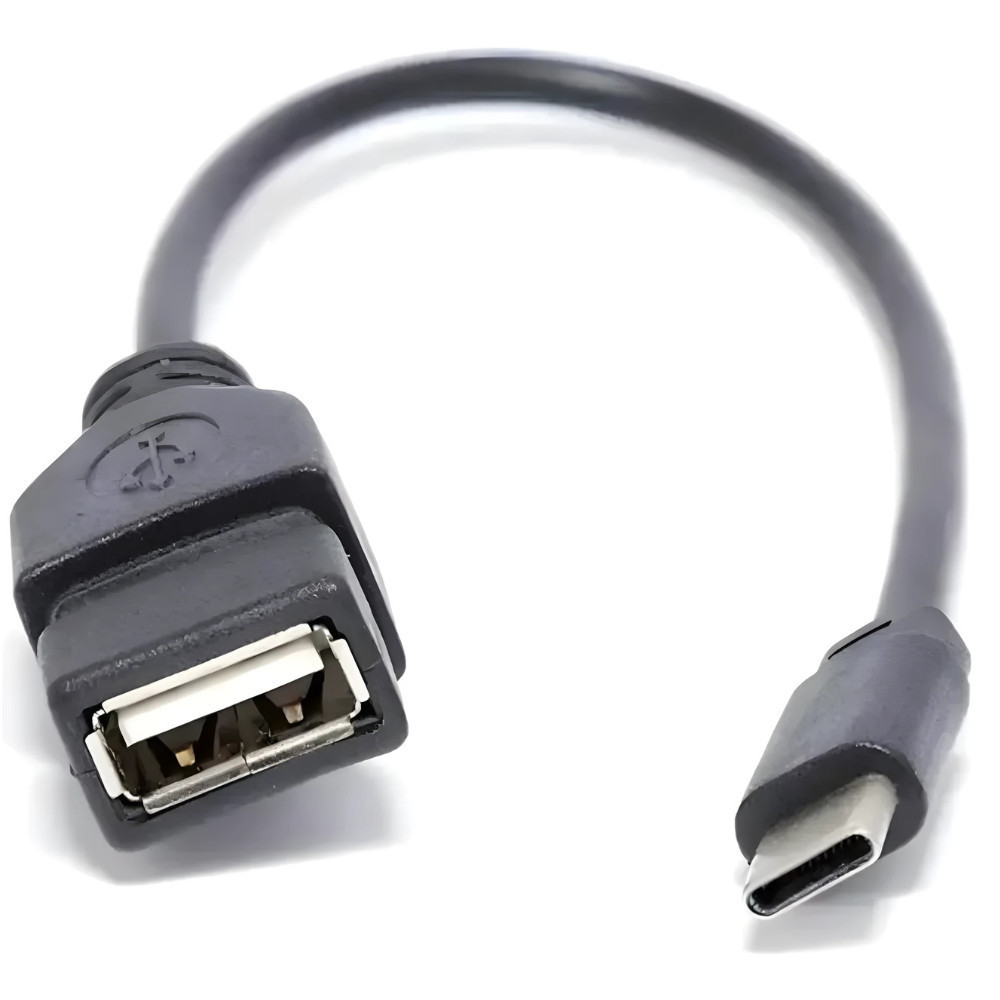 Cabo OTG USB Fêmea para Tipo C Macho Universal Android Turbo