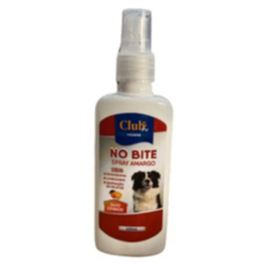 Educador De Mordida Spray Amargo NO BITE Club Pet Para Cães 120ml