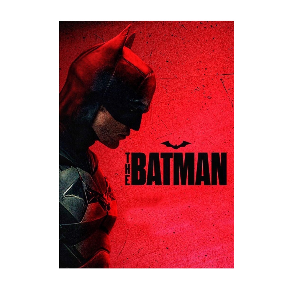 Poster Placa Decorativa de MDF Quadro Decorativo The Batman 2022 Robert Pattinson Tamanho 21 x 30 cm
