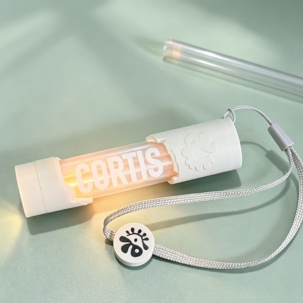 Oficial CORTIS Limited Mini Light Stick Chaveiro De Alta Qualidade Colorido LED Glow Bag Charme Piscando Pingente Kpop I
