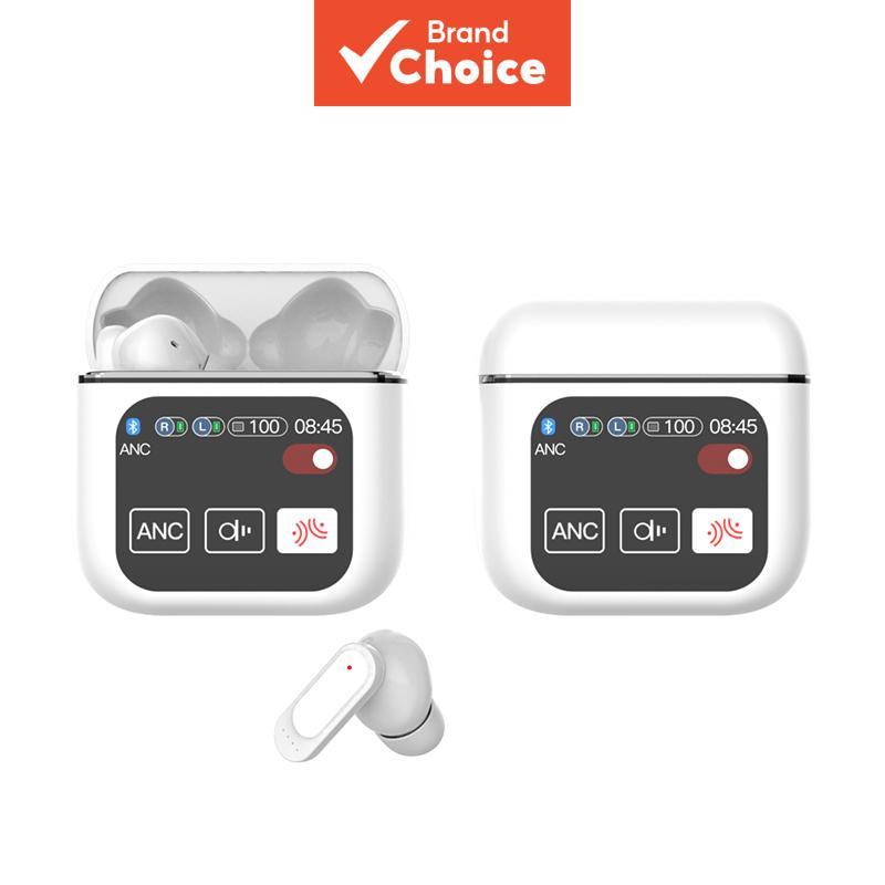 2 Unidades Se60 Tws Tela Sensível Ao Toque Colorida Sem Fio Cancelamento De Ruído Ativo Ipx4 Fone De Ouvido De Tradução