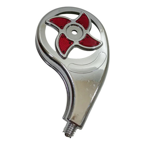Calota Calotinha Roda Caminhao Esquerda Forti Ar 4 Pontas Vermelho