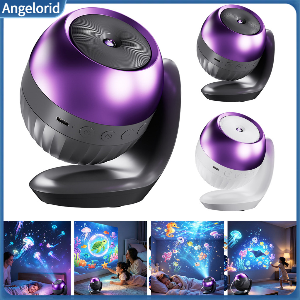 Star Projector for Bedroom Night Light for Kids 2-in-1 with 24 Hd 5d Films 180° Adjustable Usb Starry Sky Lamp for for