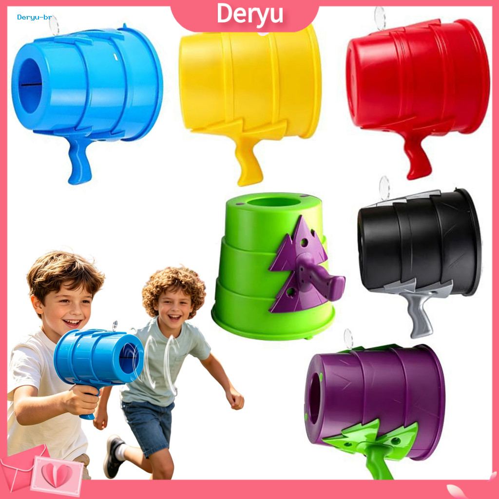 Outdoor Air Shooter Toy Handheld Cannon No Battery Prank Fun Launcher for Kids Adults Science Experiment for Indoor Play