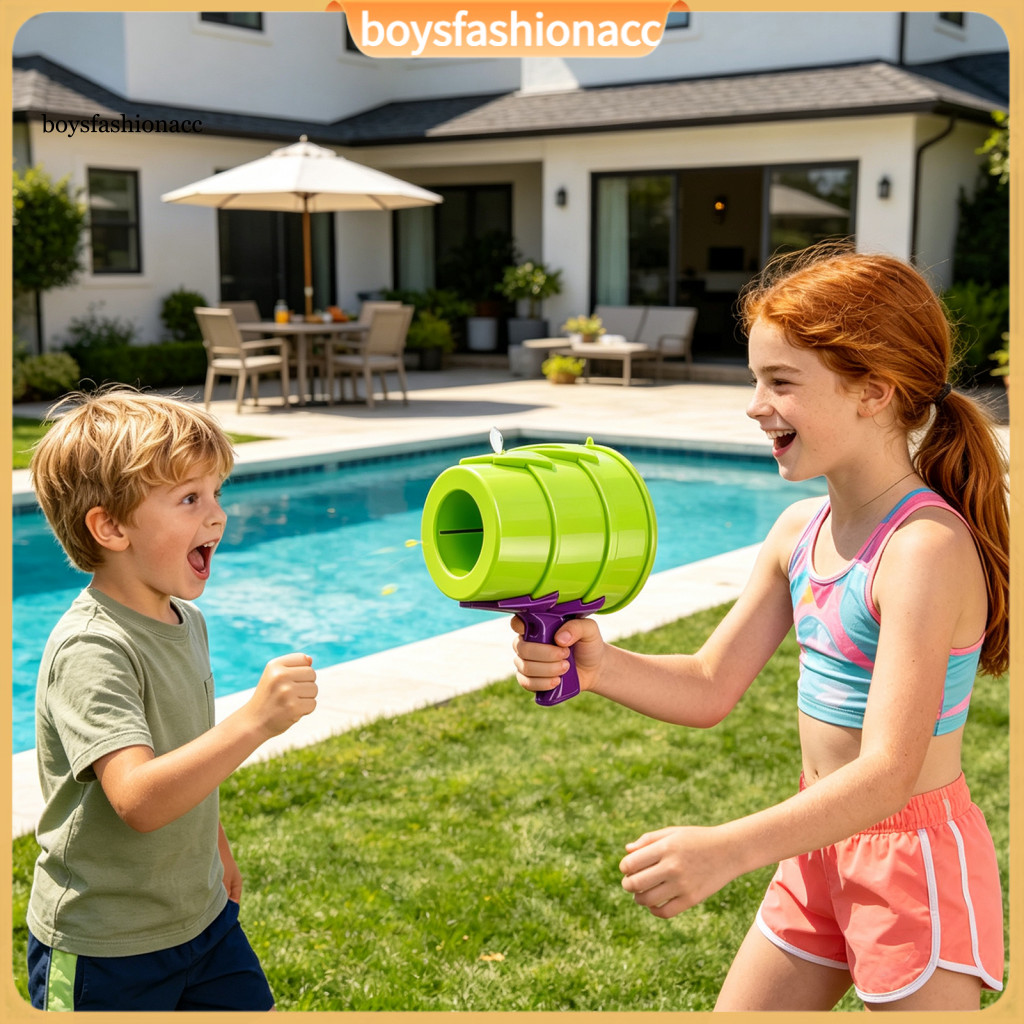 Handheld Air Cannon Toy No Battery Shooter Prank Fun Launcher for Kids Adults Science Experiment for Indoor Outdoor Play
