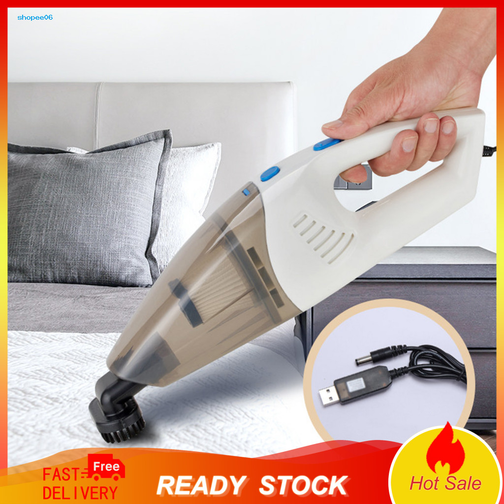 12v Car Vacuum Cleaner High Power Handheld with Non-slip Handle – Portable Air Duster for Home Office and Pet Lightwei