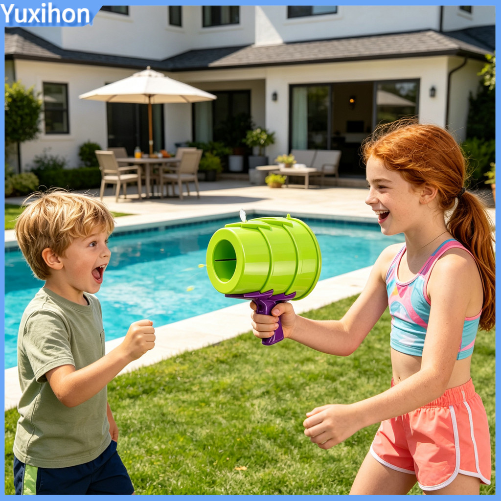 Air Launcher Science Experiment Toy Handheld Cannon No Battery Shooter Prank Fun for Kids Adults for Indoor Outdoor