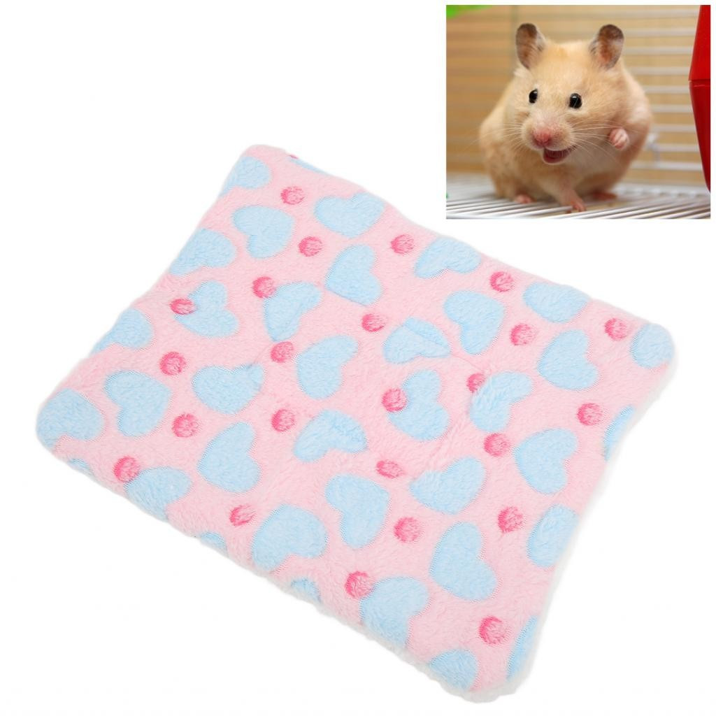 Hyhyhy Hamster Winter Bed  Easy to Clean Comfortable Lightweight Keep Pet Warm Fleece Pad for Use ( 1)