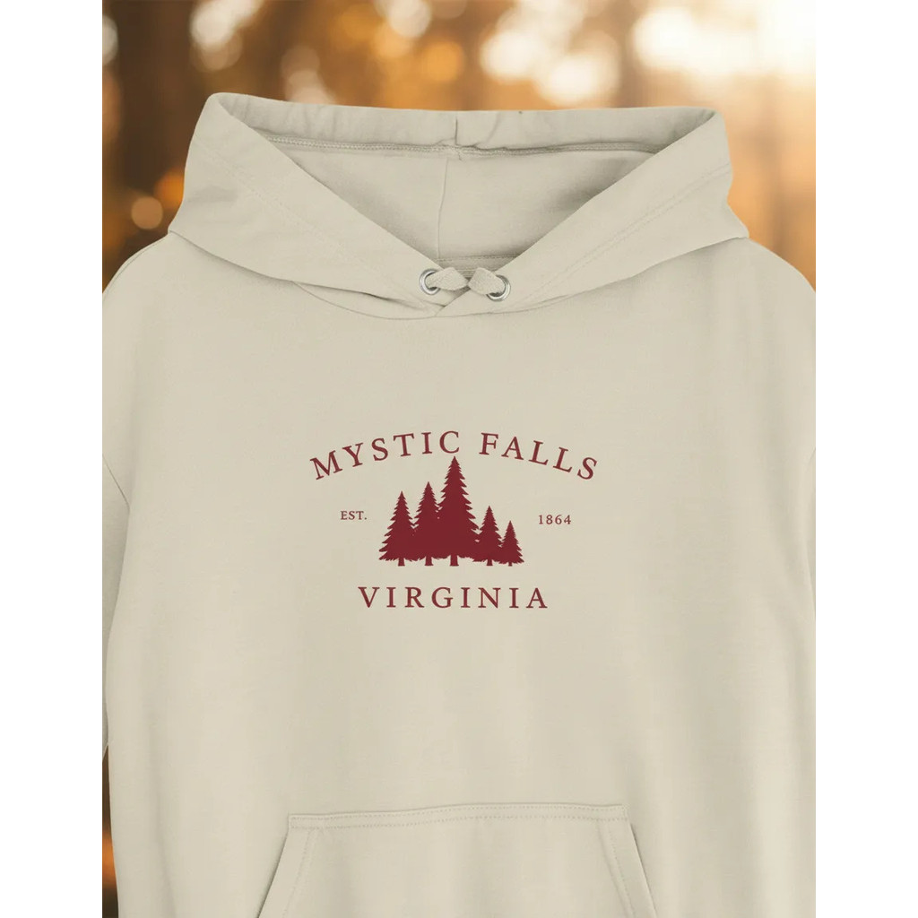 Moletom The Vampire Diaries Mystic Falls Arvores - Us Custom