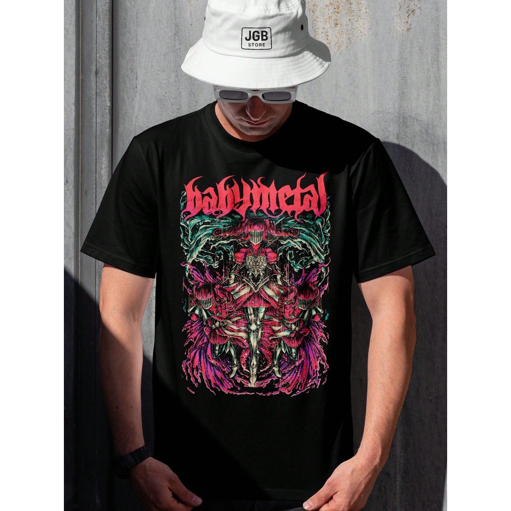 Camiseta Babymetal Kawaii Japão Su-metal Banda 100% Algodão Unissex Masculino Feminino Plus Size