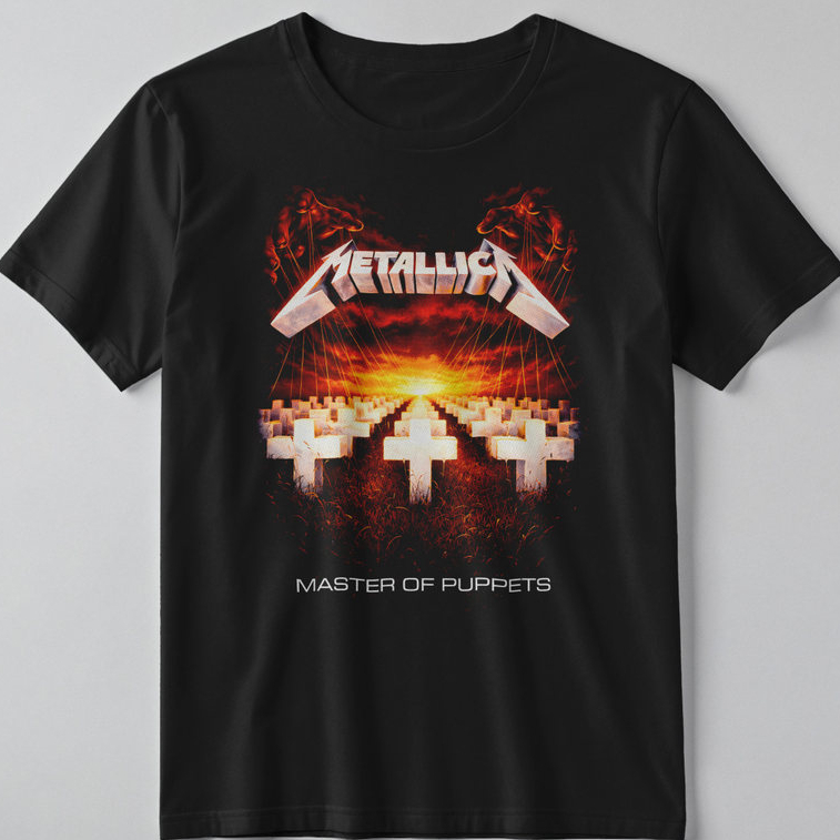 Camiseta Metallica Banda Heavy Metal 100% Algodão Unissex Camisa Plus Size Blusa