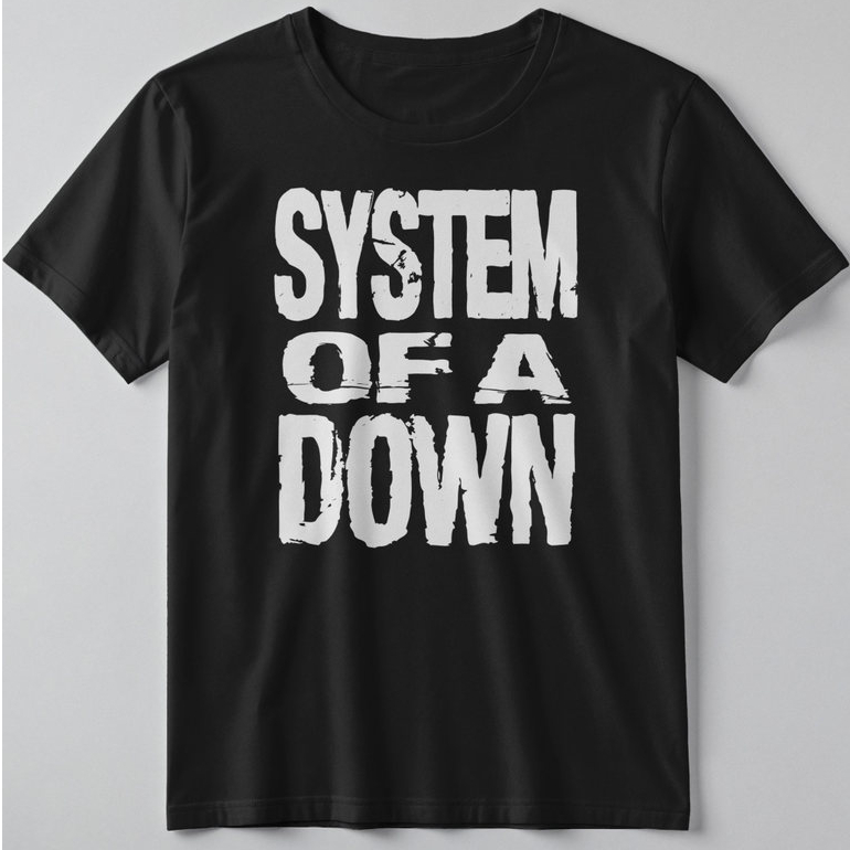 Camiseta Masculina System Of A Down Banda de Metal Feminina 100% Algodão Plus Size