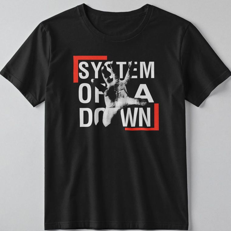 Camiseta Banda Metal System of a Down Camisa Masculina 100% Algodão Plus Size Blusa