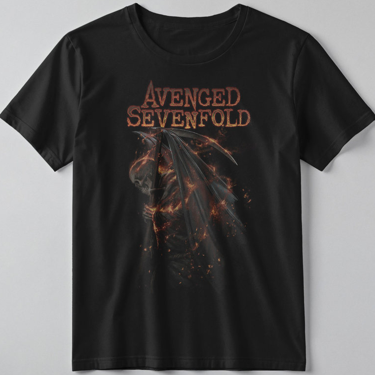 Camiseta Banda Metal A7X Avenged Sevenfold 100% Algodão Unissex Plus Size Blusa