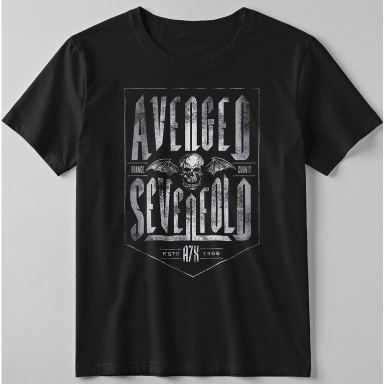 Camiseta A7X Avenged Sevenfold Camisa Metal 100% Algodão Unissex Plus Size