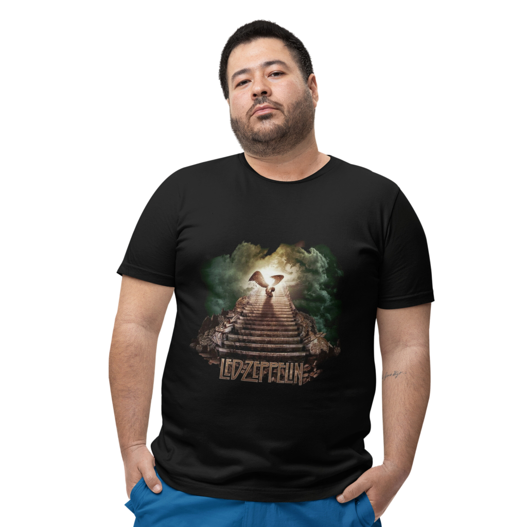 Camiseta Plus Size 100% Algodão Estampada Banda Musica Rock Metal Style