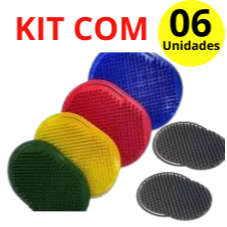 Pente Oval Pata Masculino de Bolso Cabelo Barba Promoção 6uni