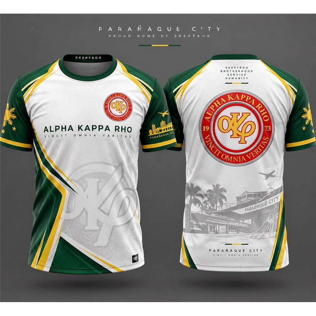 Alpha Kappa Rho Parañaque City Full Sublimation Frat Jersey AKP Dry Fit Tee
