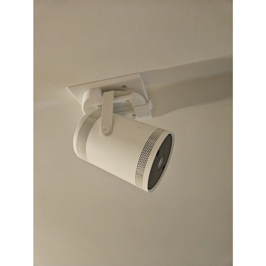 Suporte 3D para Projetor HY300 Smart – Parede ou Teto, Ajustável e com Parafusos Inclusos