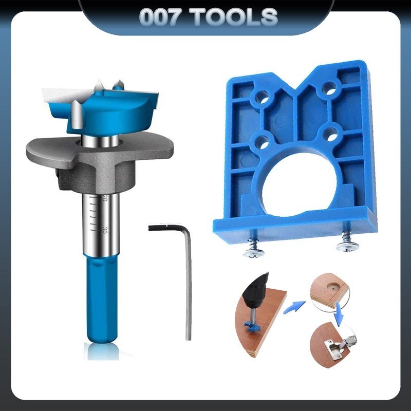 35mm Gabarito Para Furo De Dobradiça Abridor De Buracos Hole Positioner Set