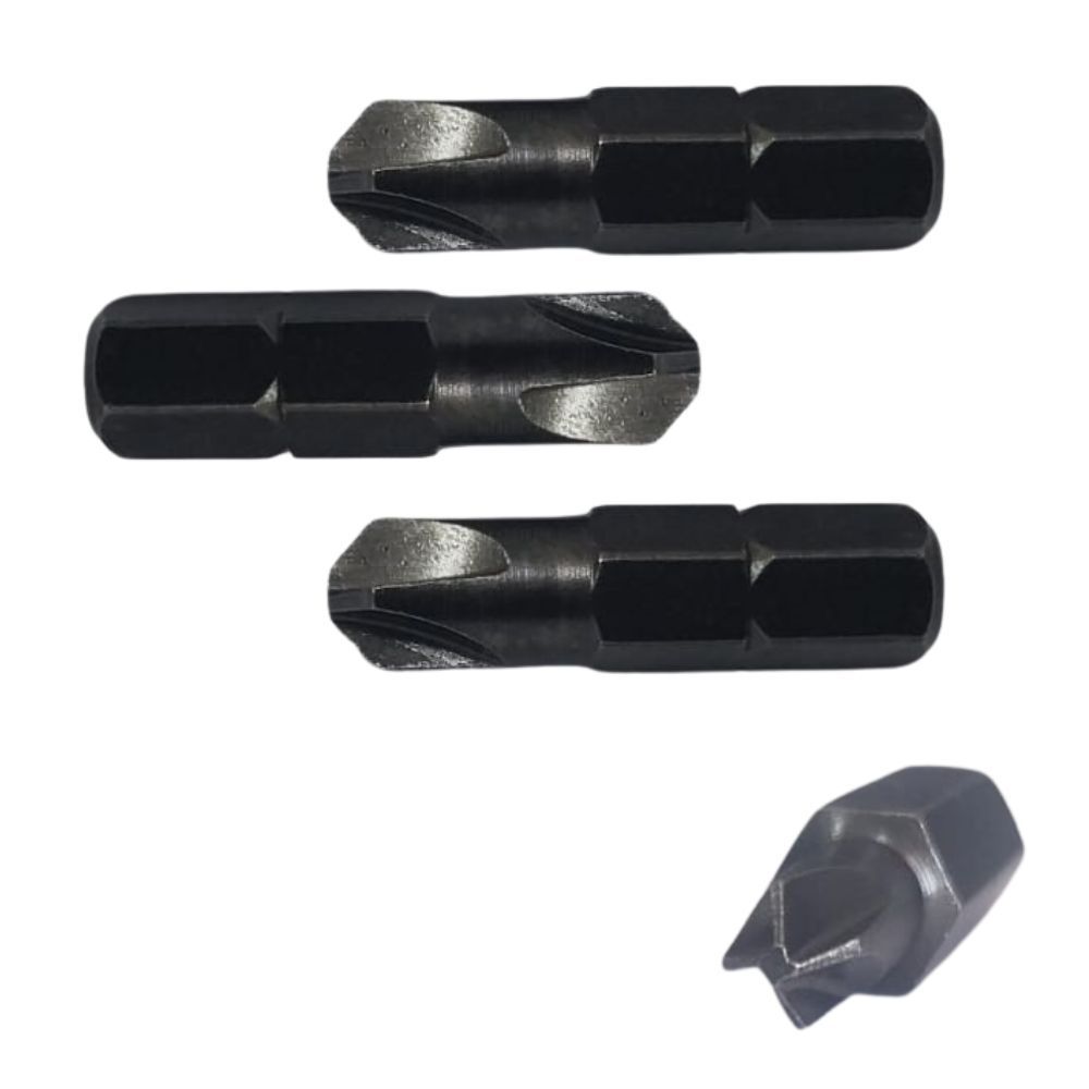 3un Bit Torq Set Four-Wing 1/4 8x25mm TS8 | IFLA