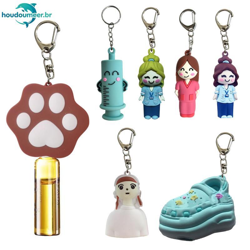 HOUDO Paw Print Girl Shaped Ampoule Opener Chaveiro Ferramenta Cortadora De Frasco Para Enfermeiras E Médicos