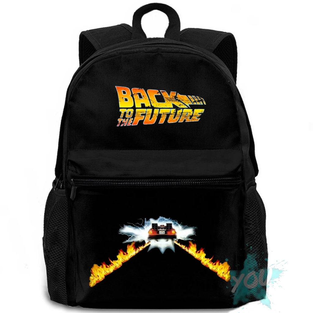 Mochila De Volta Para o Futuro Escolar Viagem Com Compartimento Tablet Notebook Casual Infantil Juvenil Adulto Unissex