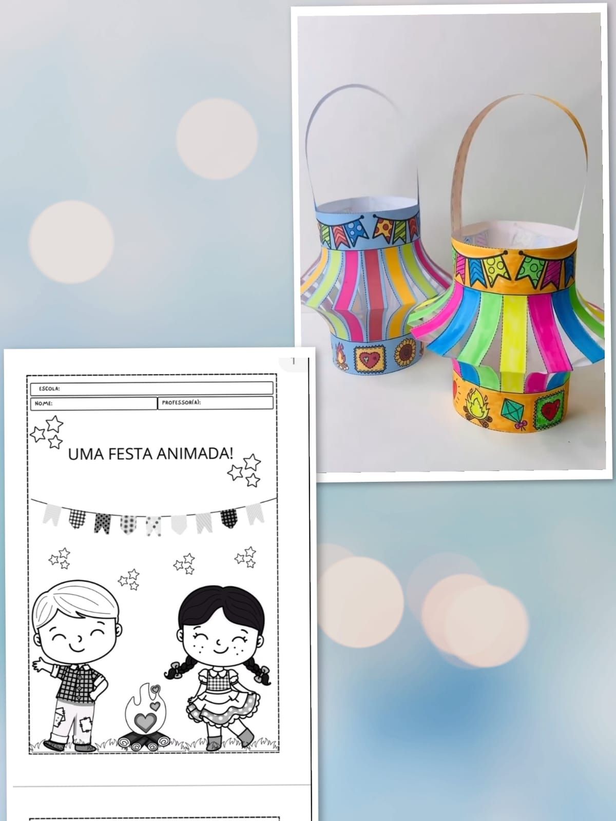 Combo Balão Junino + Atividades Juninas