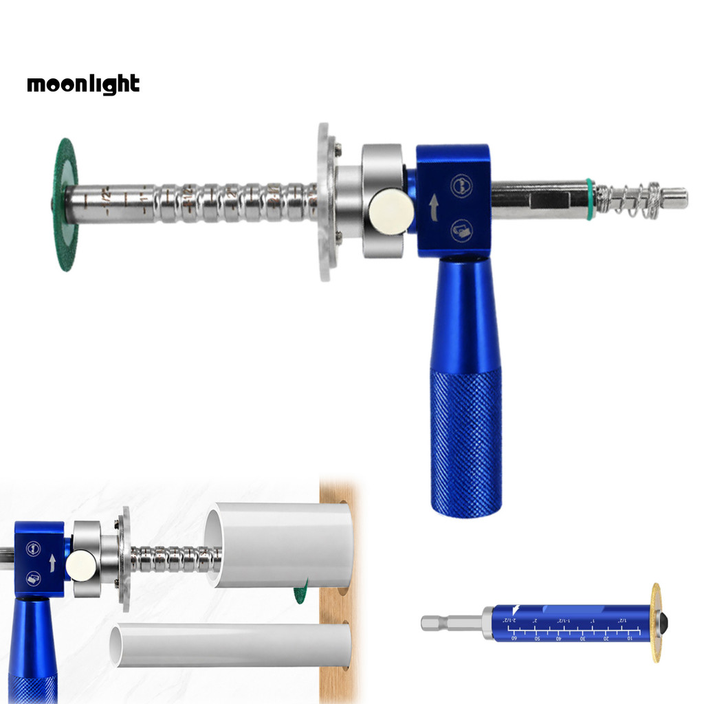 Precision Pvc Pipe Cutter with Diamond Blade Drill Attachment – Adjustable Depth Internal Tool for Plumbing Repair Dur