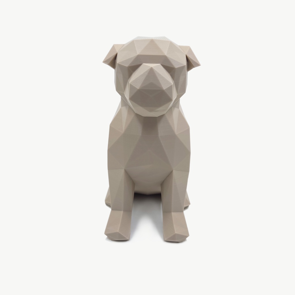 Enfeite Miniatura Pug 3D Puppy Dog Vibe