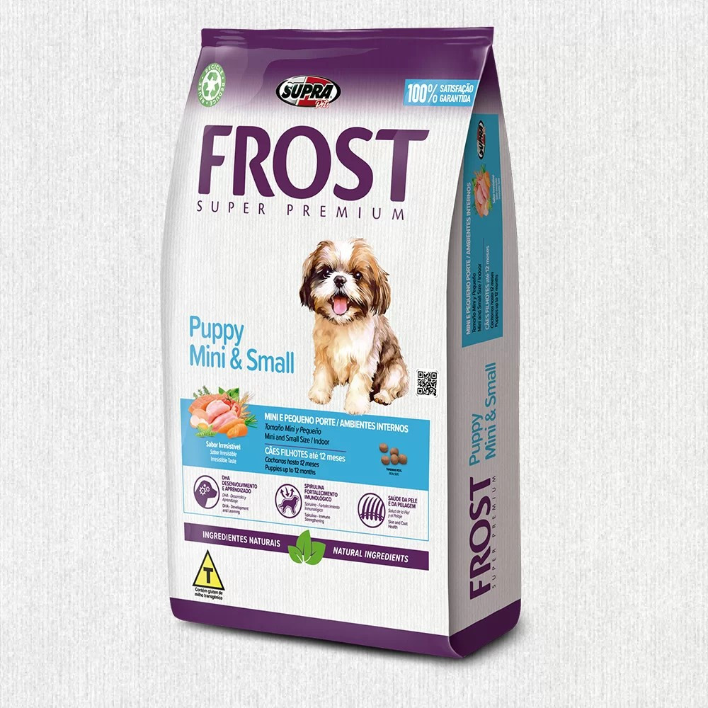 Ração para Cães Filhotes Supra Frost Puppy Mini & Small 2.5KG