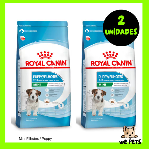 Kit 2 x Ração 1kg Royal Canin Mini Puppy