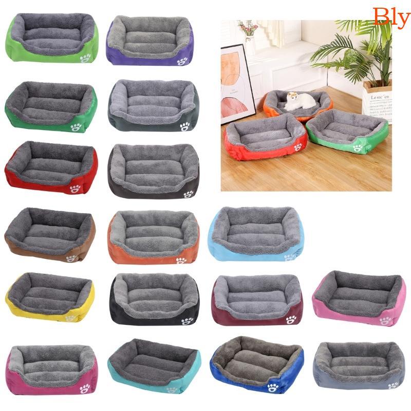 Bly Dog Puppy Bed Base Antiderrapante Almofada Peluda Sofá Para Animais Estimação Pequenos A Médios Cama Criativa Nin