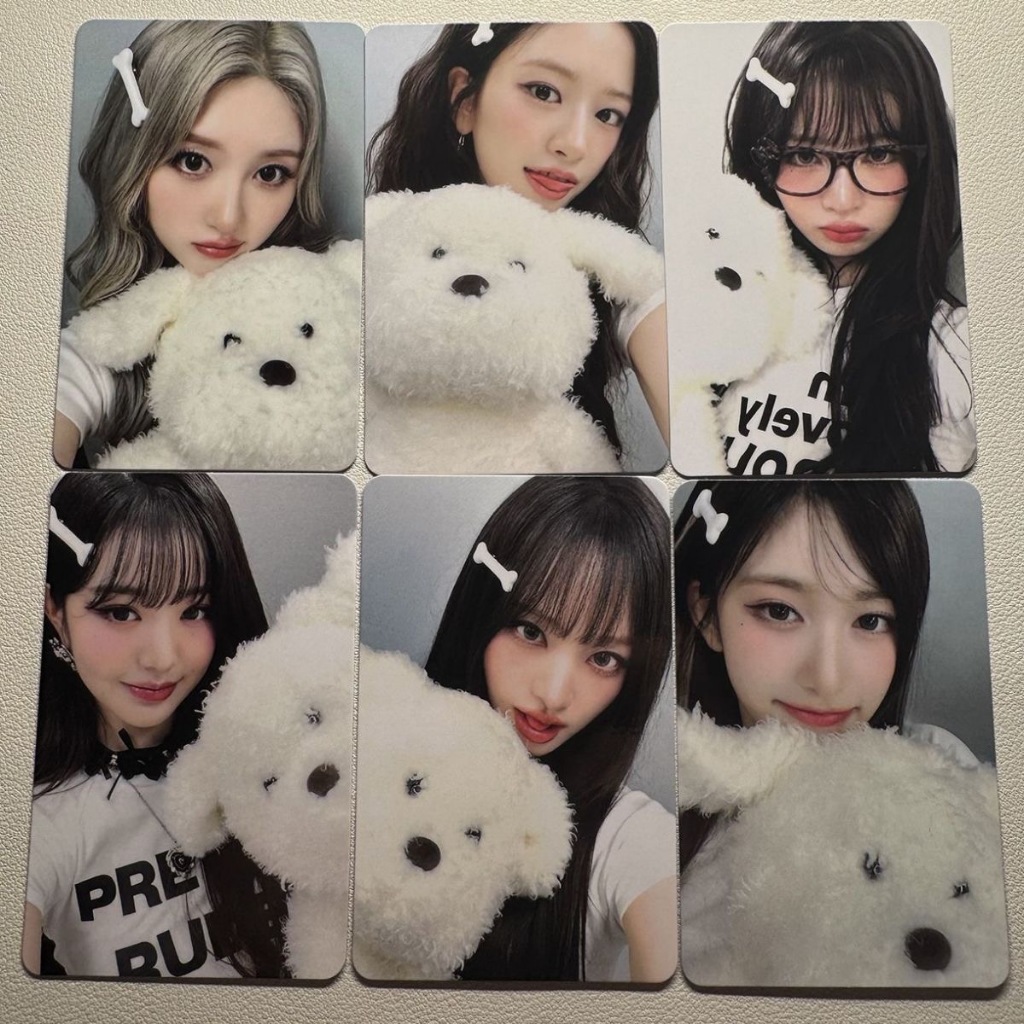 IVE HL Puppy Secret Mini 4 Cartão Fotográfico Oficial De Benefícios Wonyoung Yujin Rei Liz Leeseo Gaeul K-Pop Álbum De F
