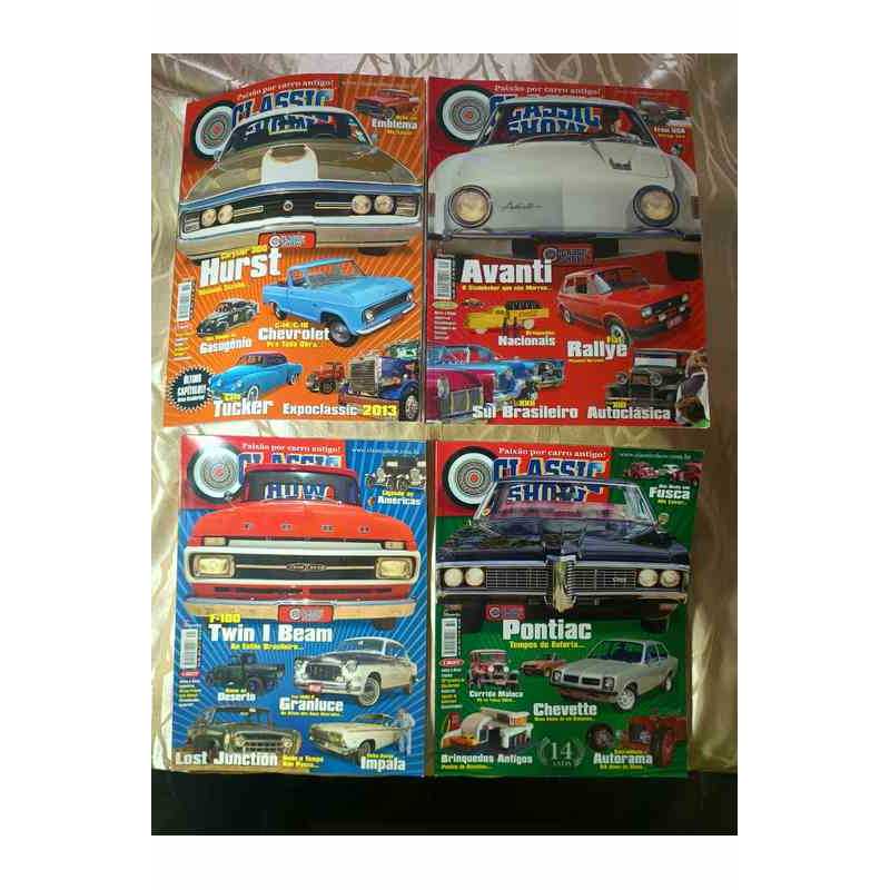 Kit 4 Revistas: Classic Show (paixão por Carro Antigo) (nº69, 70, ... autor Fagundes Editor