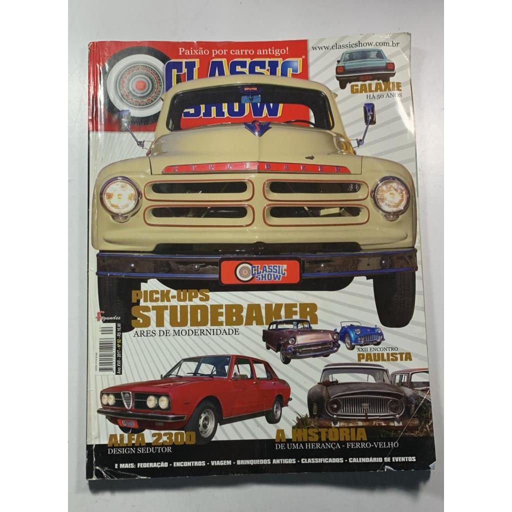 Revista Classic Show Paixão Por Carros Antigos ano XVII