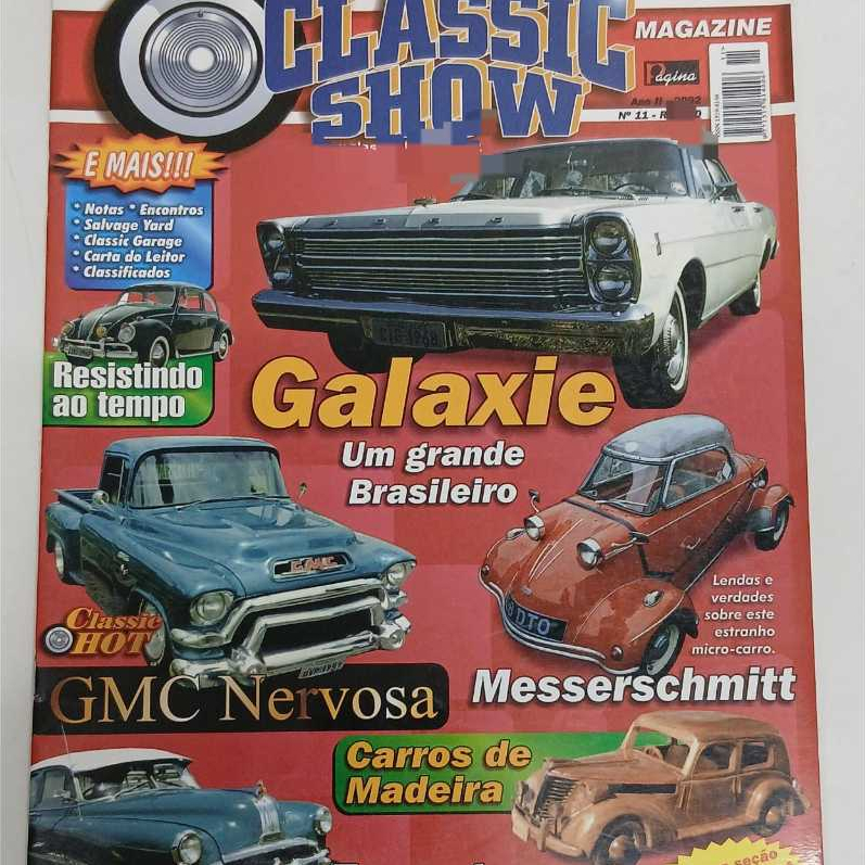 Revista Classic Show Galaxie Messerschmitt Market 26041