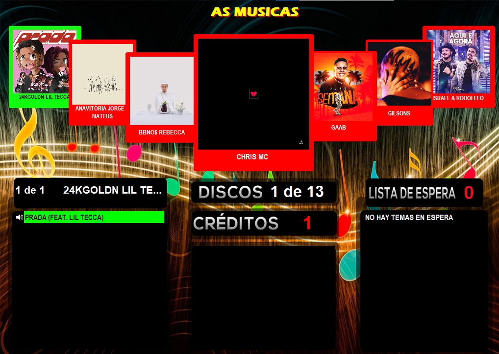 Mascara para Jukebox