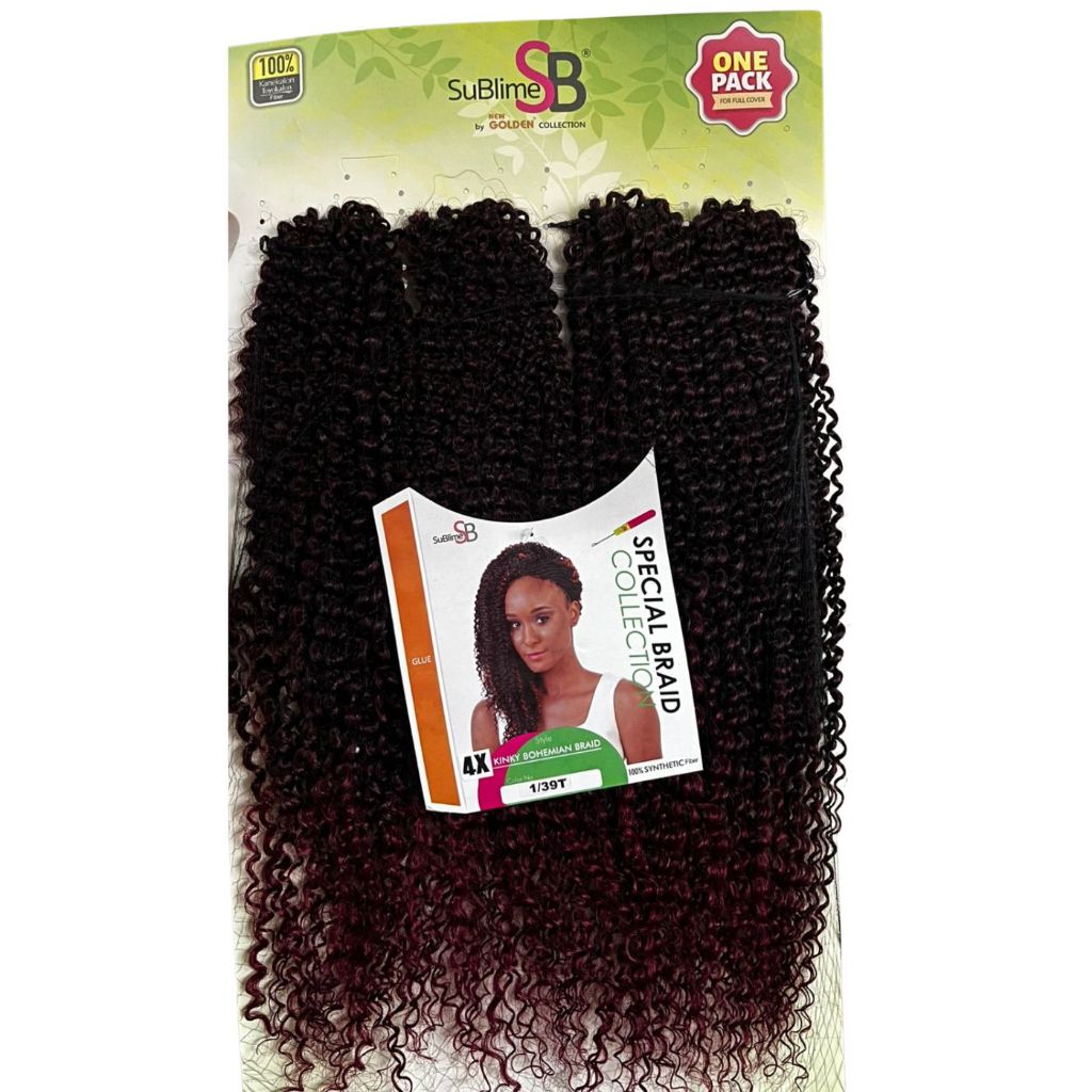 CABELO ORGÂNICO PARA ENTRELACE - DEEP TWIST, WATER WAVE E KINKY BRAID
