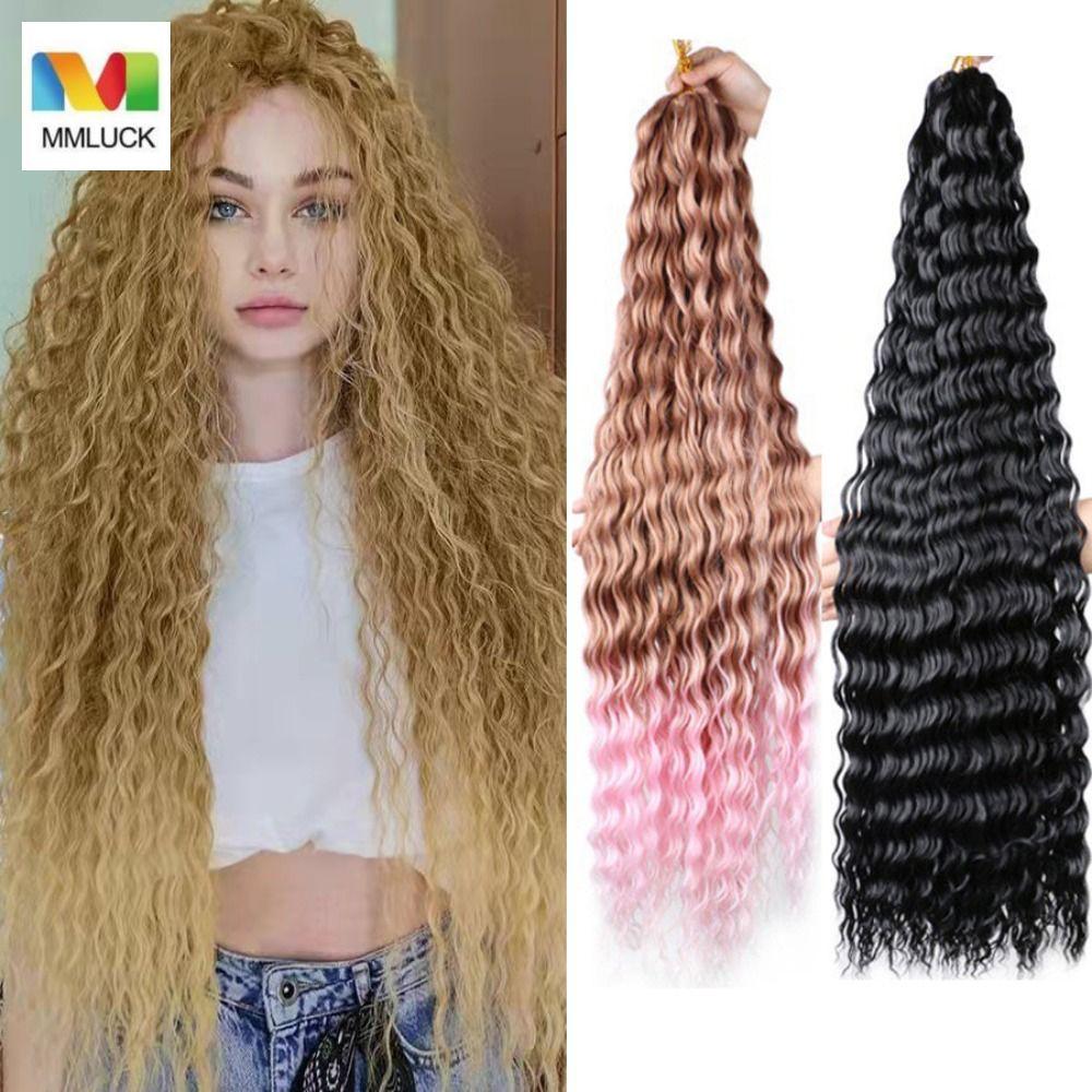 DARBY Deep Twist Crochet Hair , Freetress Afro Curls Cabelo De Crochê Sintético , Encaracolado
